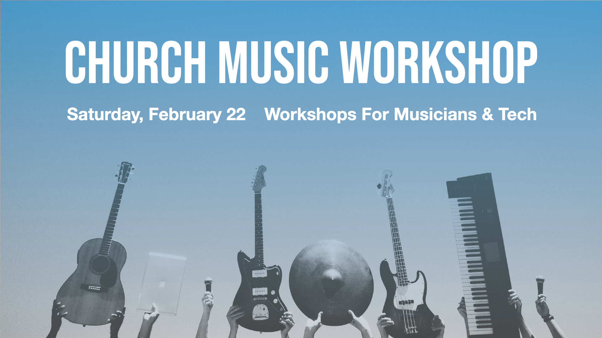 Church Music Workshop Banner Graphic 2025