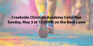 CCA Color Run Title